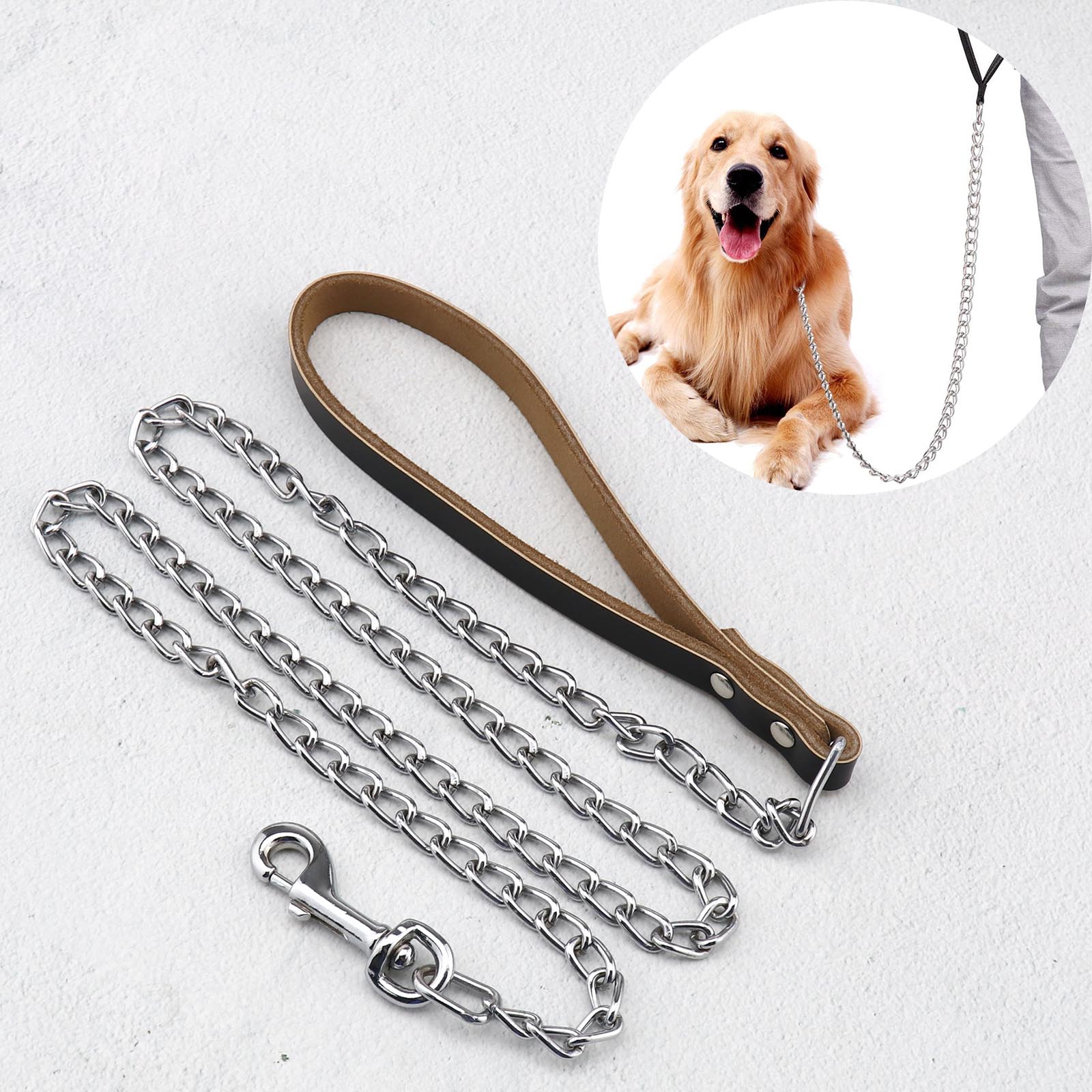 1.2M Pet Dog Chain for Large and Medium Size Dog Walking Training eBay