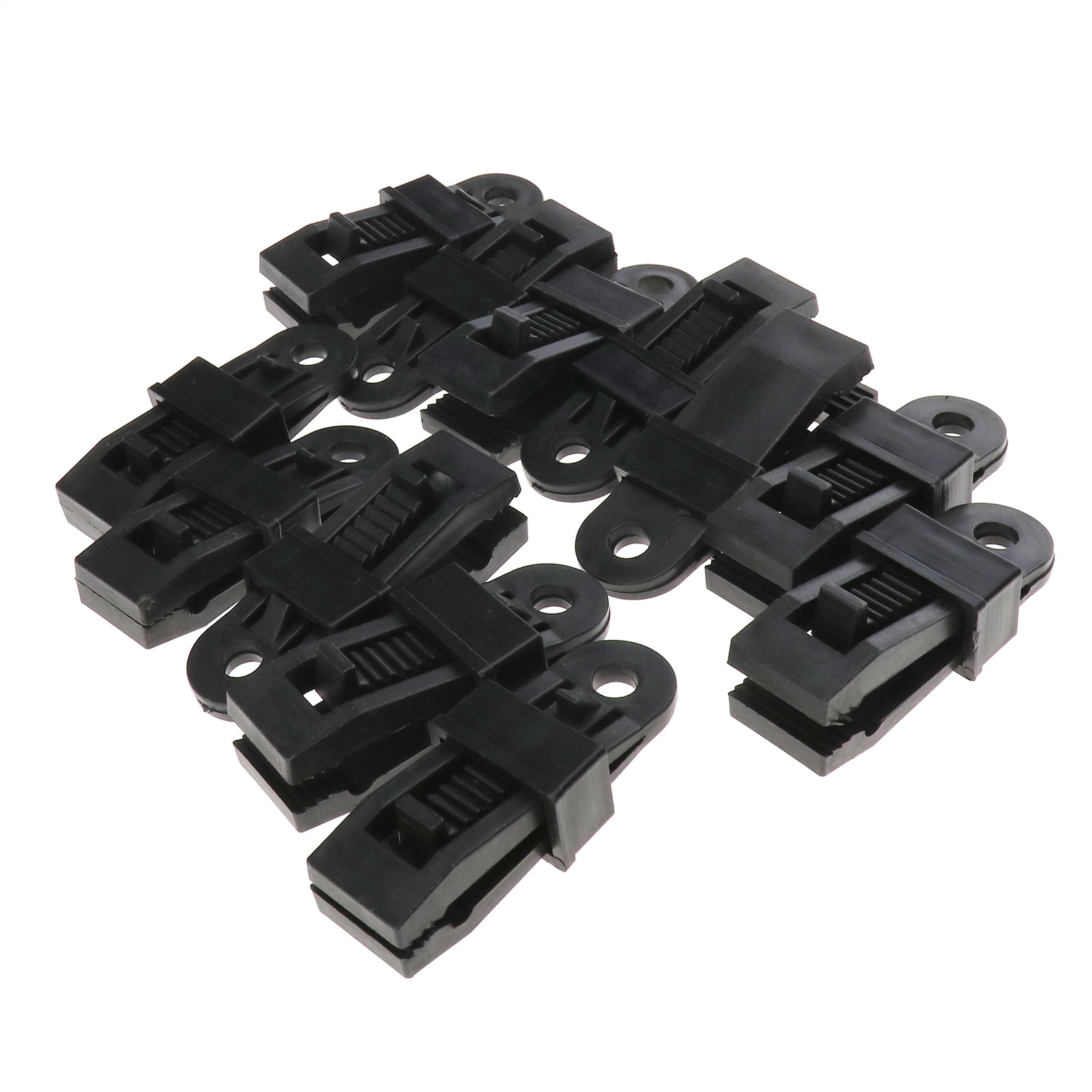 12 Pairs Heavy Duty Clamp Tarp Clips Great For Camping Canopies Tents