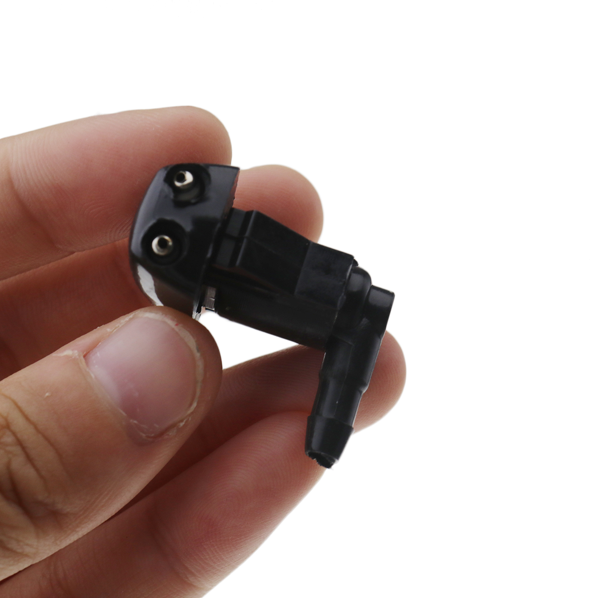 Pair Front Windshield Washer Sprayer Nozzle Universal fit Car Vehicle