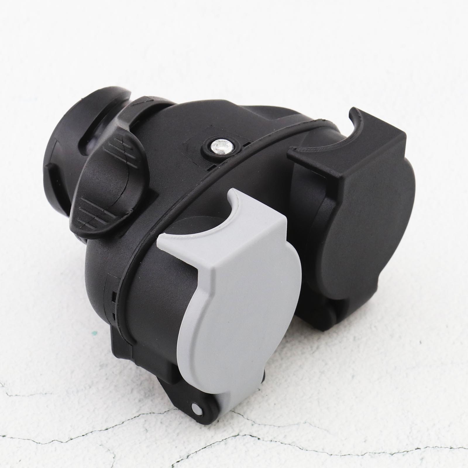 Trailer Plug Converter 13 to 7 Pin Adaptor 12V Waterproof Trailer Plug