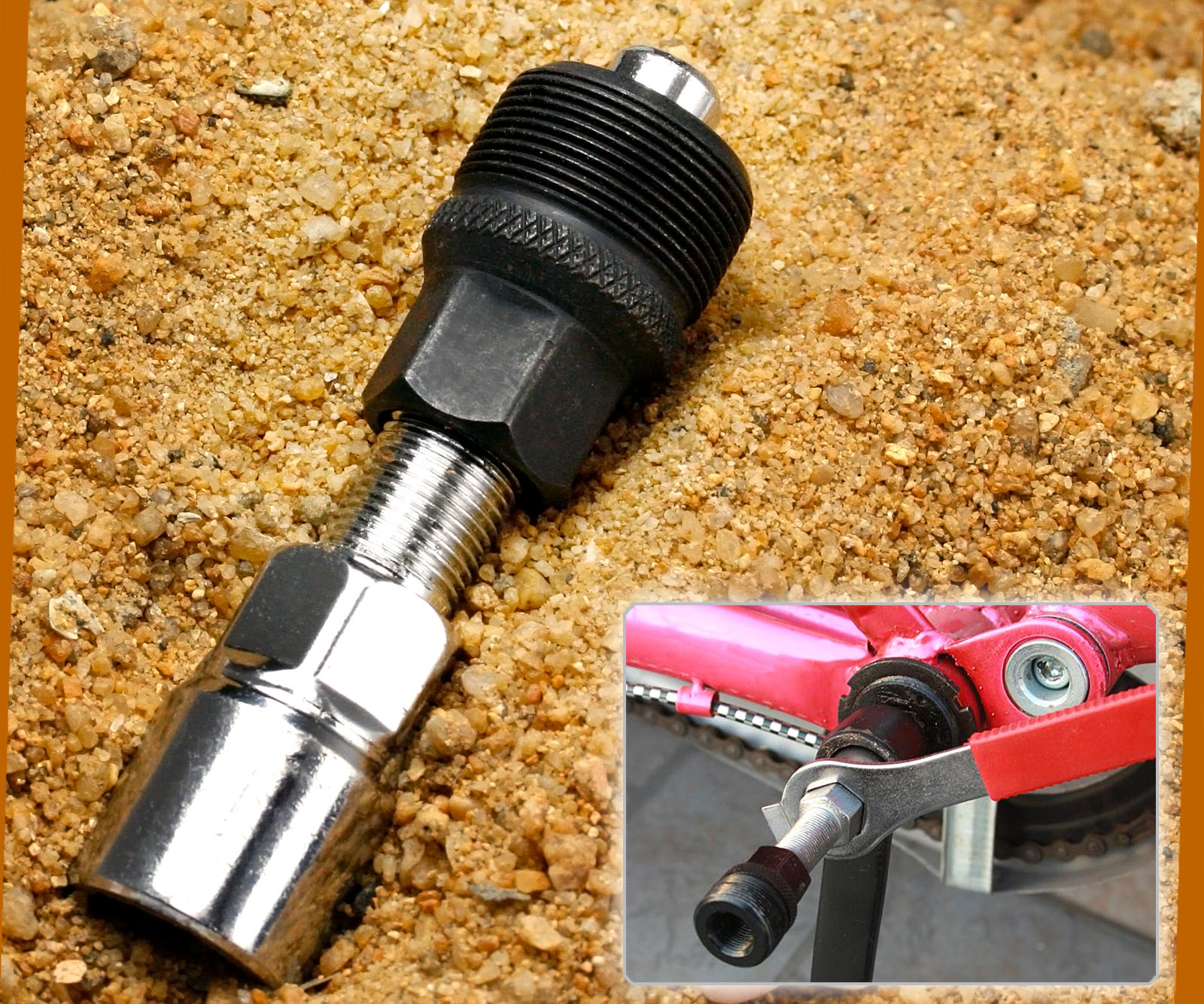 crank puller and bottom bracket tool