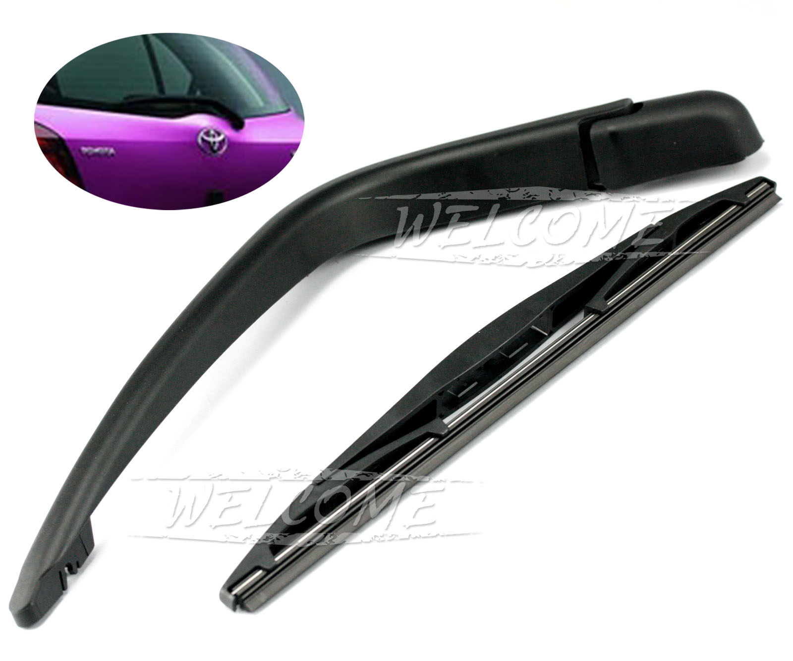 Rear Window Windshield Wiper 360mm Arm Blade For Toyota Yaris 19952005 Black eBay