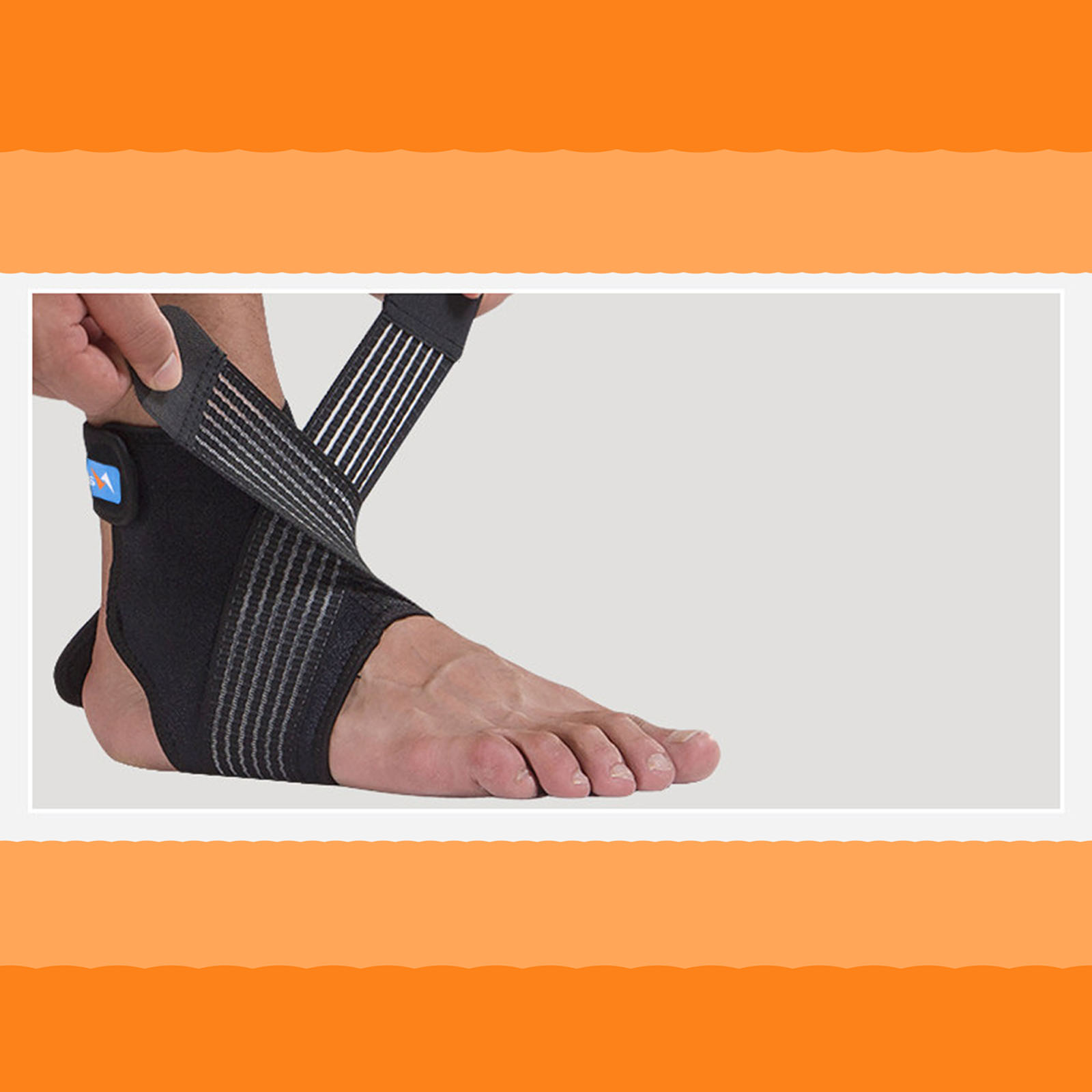 SOFT ANKLE SUPPORT Compression Strap Achilles Tendon Brace Sprain