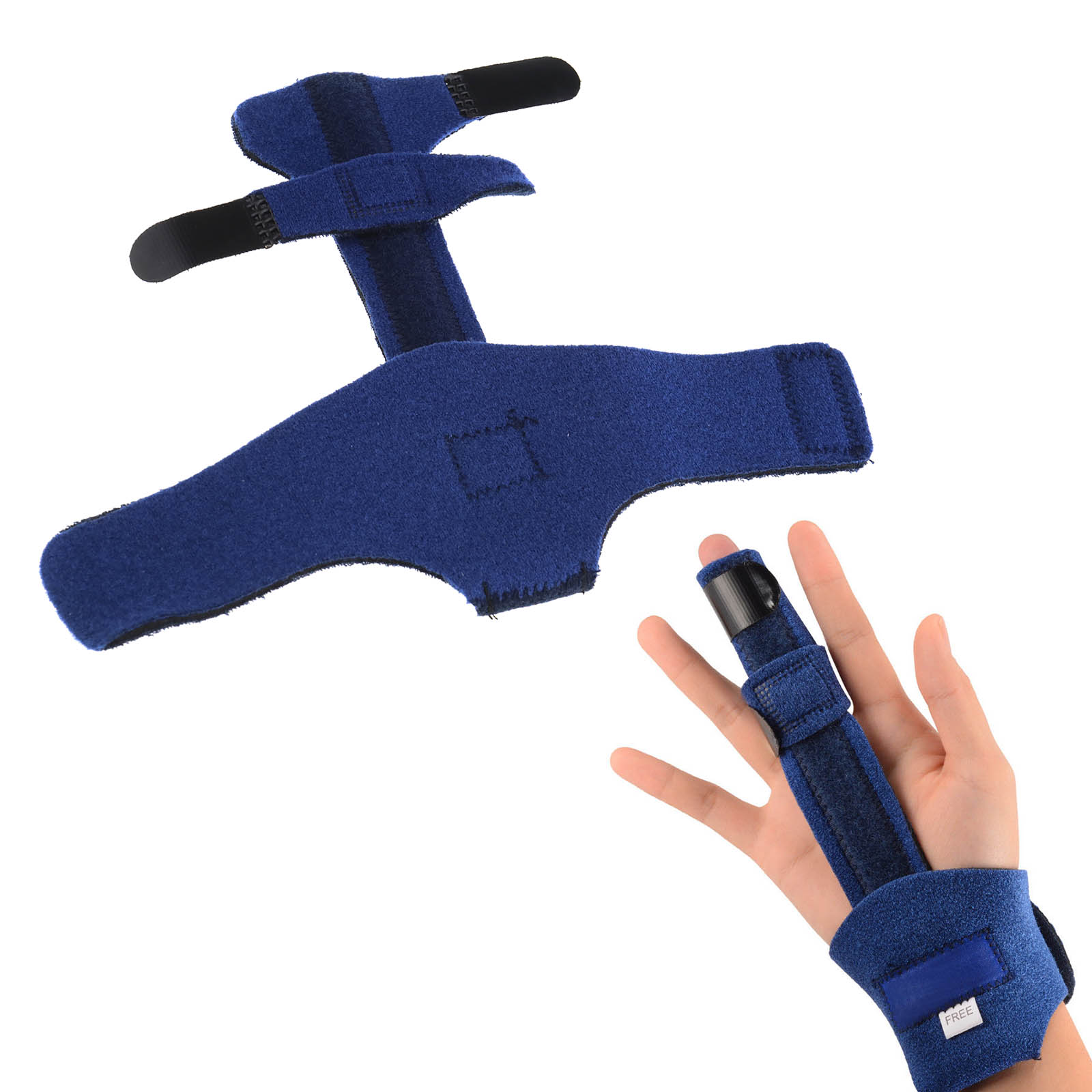 FINGER EXTENSION SPLINT Trigger Pain Relief Hand Orthotics Brace ...