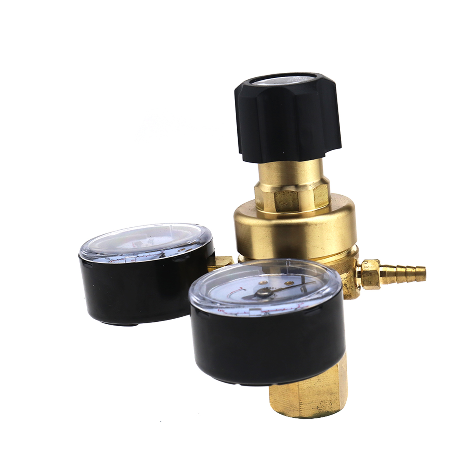 Argon CO2 Regulators Double Gauge Gas Bottle MIG TIG Welding Flow Meter