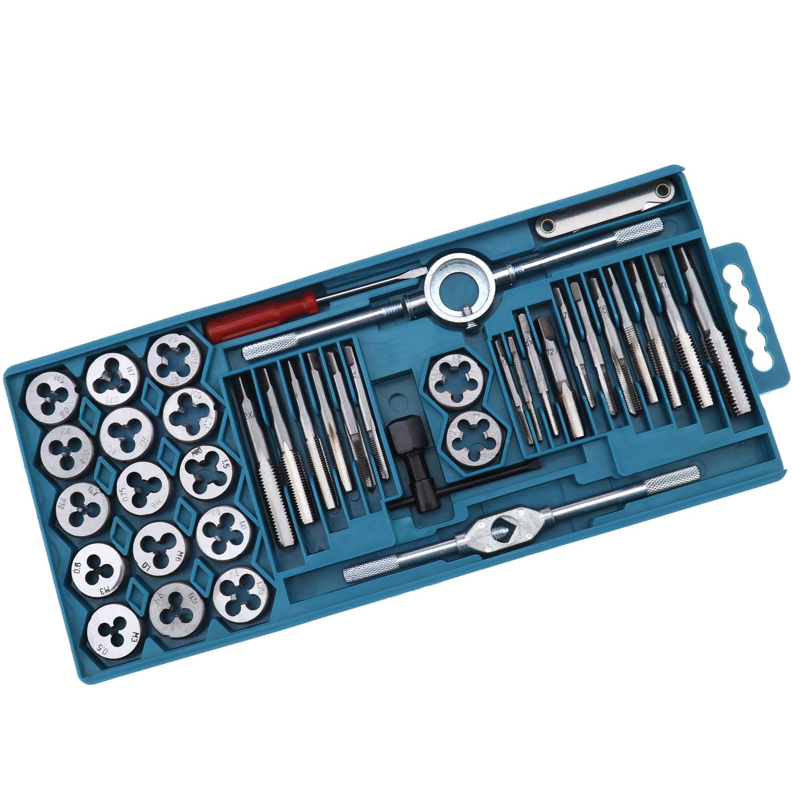 40x Metric Tap and Die Kit with Tool for Automotive