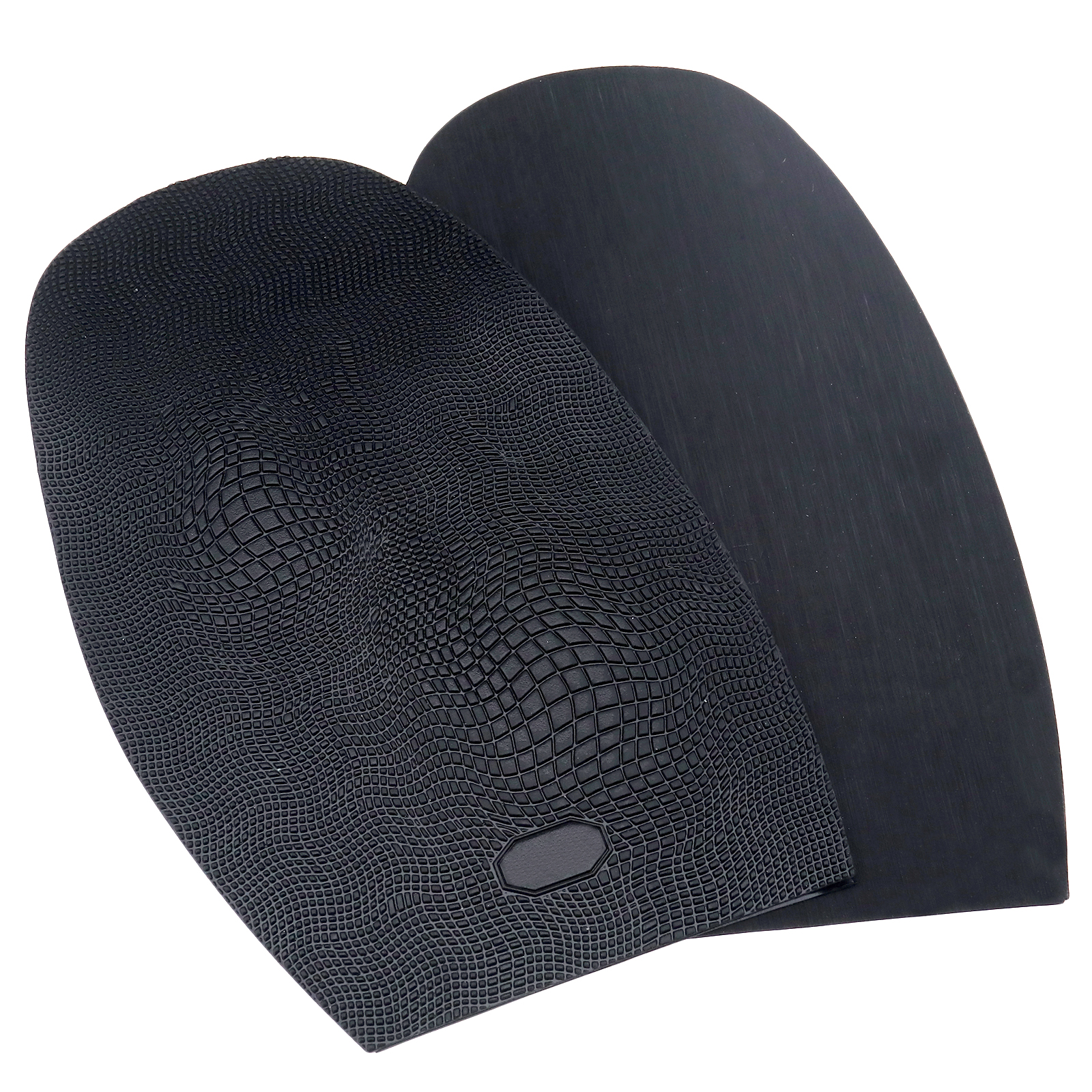 PAIR OF RUBBER Replacement Glue on Soles Heels Anti Slip Shoe Repair