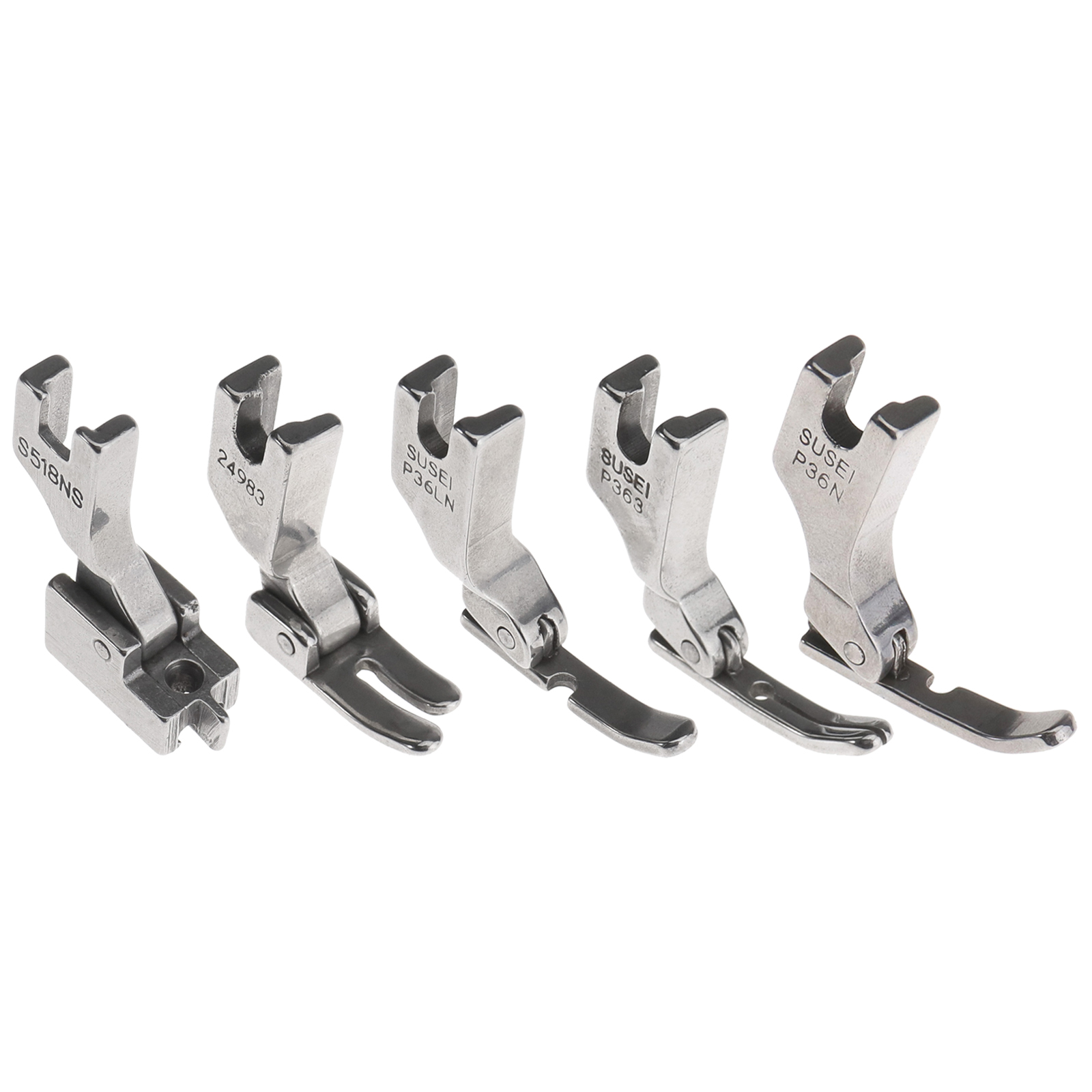 5 X NARROW Zip Zipper Foot For Brother Juki Industrial Sewing Machine