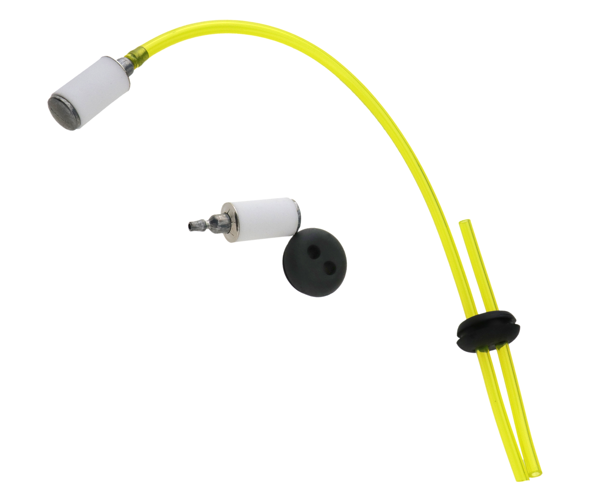 2 Hole Fuel Line Filter Hose Grommet Gas Tank Breather Strimmer Accessory Kit eBay