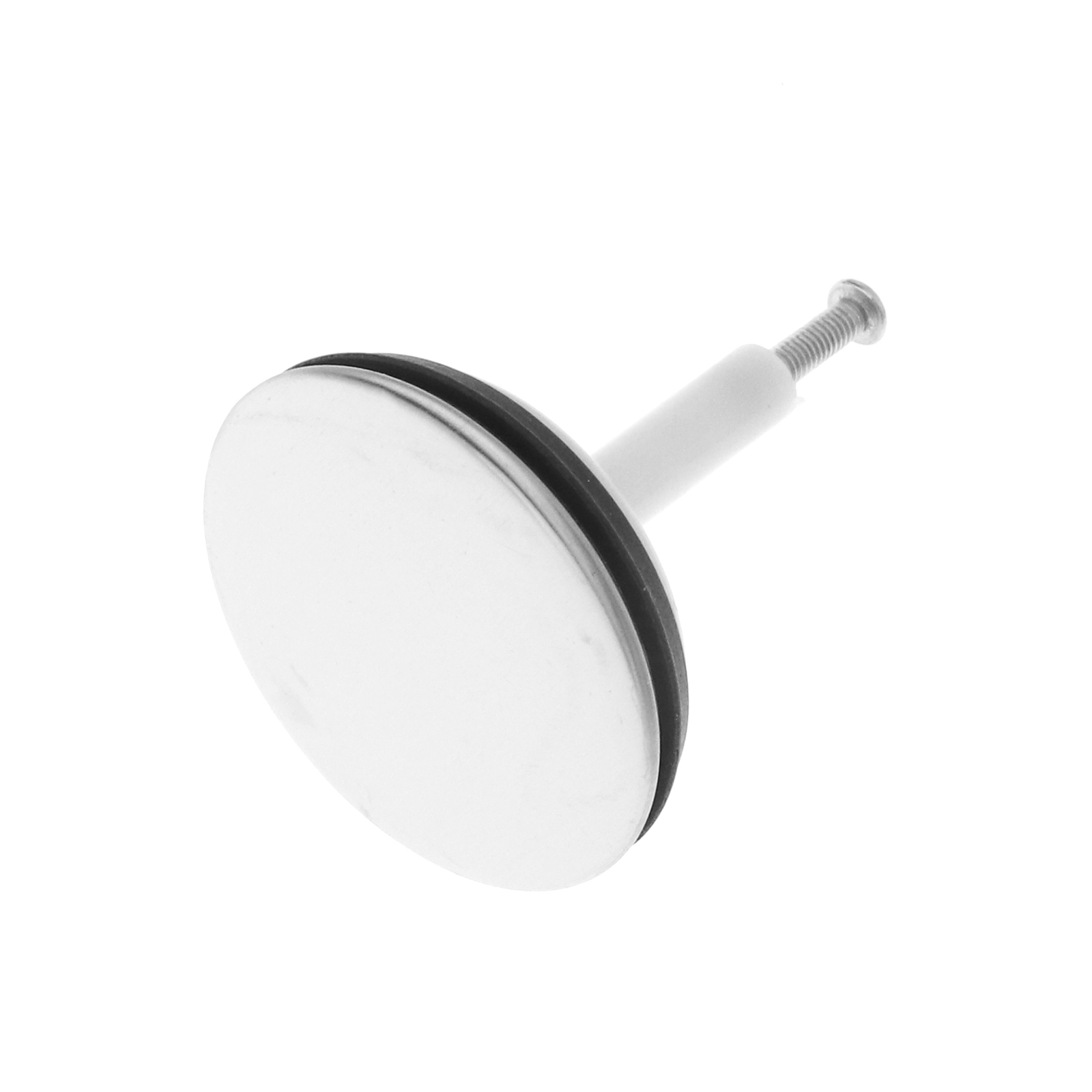ROUND BATHROOM OVERFLOW Bath Filler With Pop Up Waste Chrome Bath