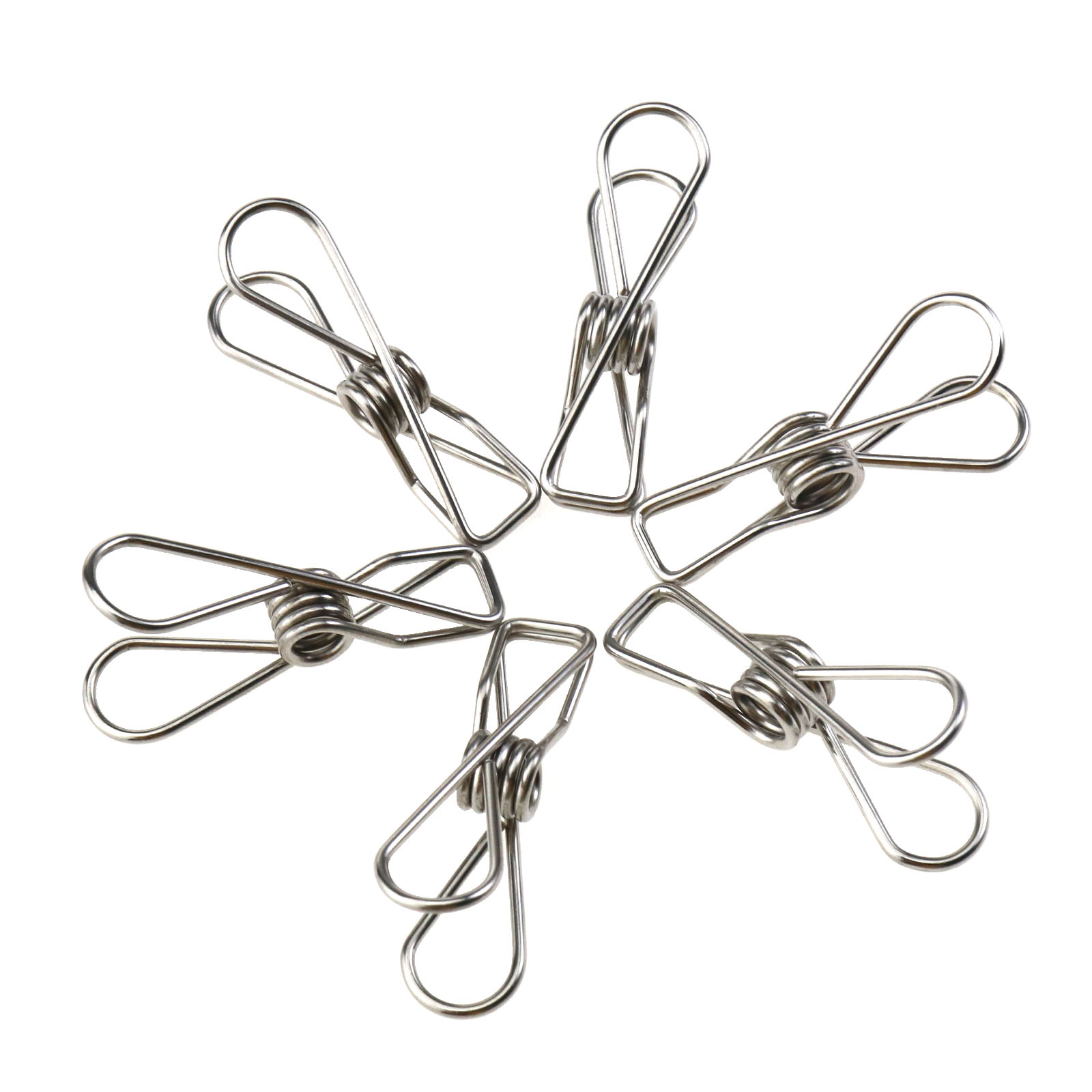 40PCS Clothes Clip Stainless Steel Wire Pegs Durable Windproof Laundry Pins eBay