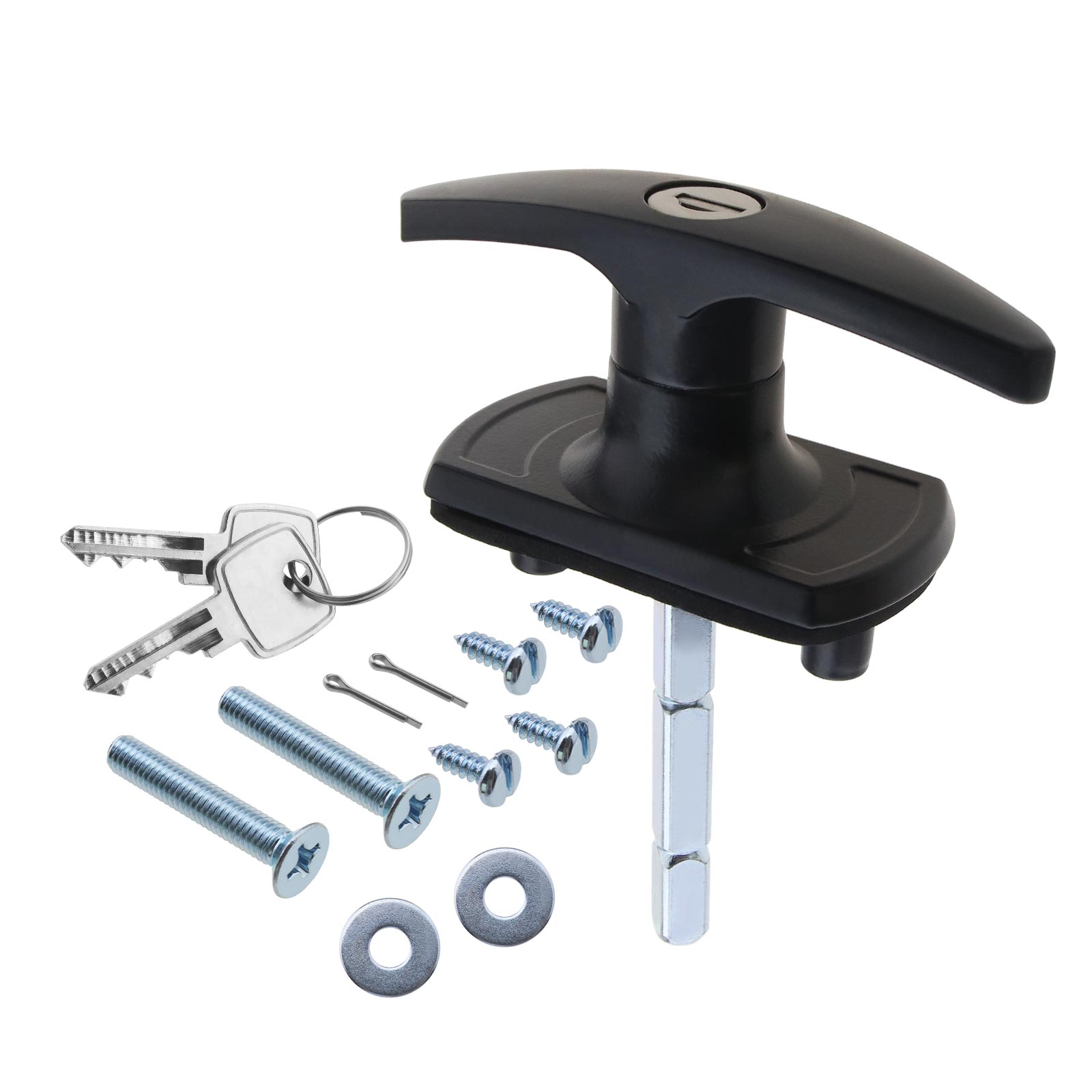 PRO Garagentorschloß Türschloss T Griff Schlüssel Garagentorgriff