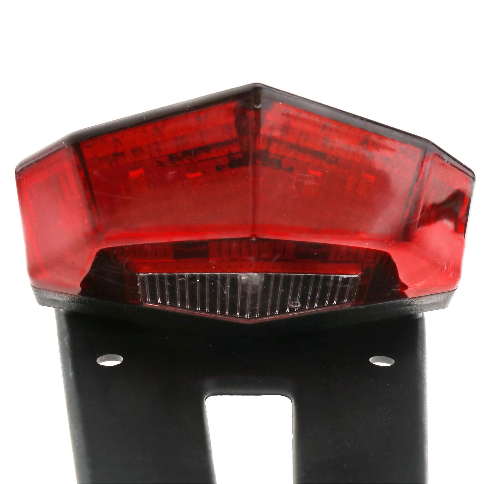 Universal Motorcycle Enduro Trial Dirt Bike Fender LED Stop Rear Tail