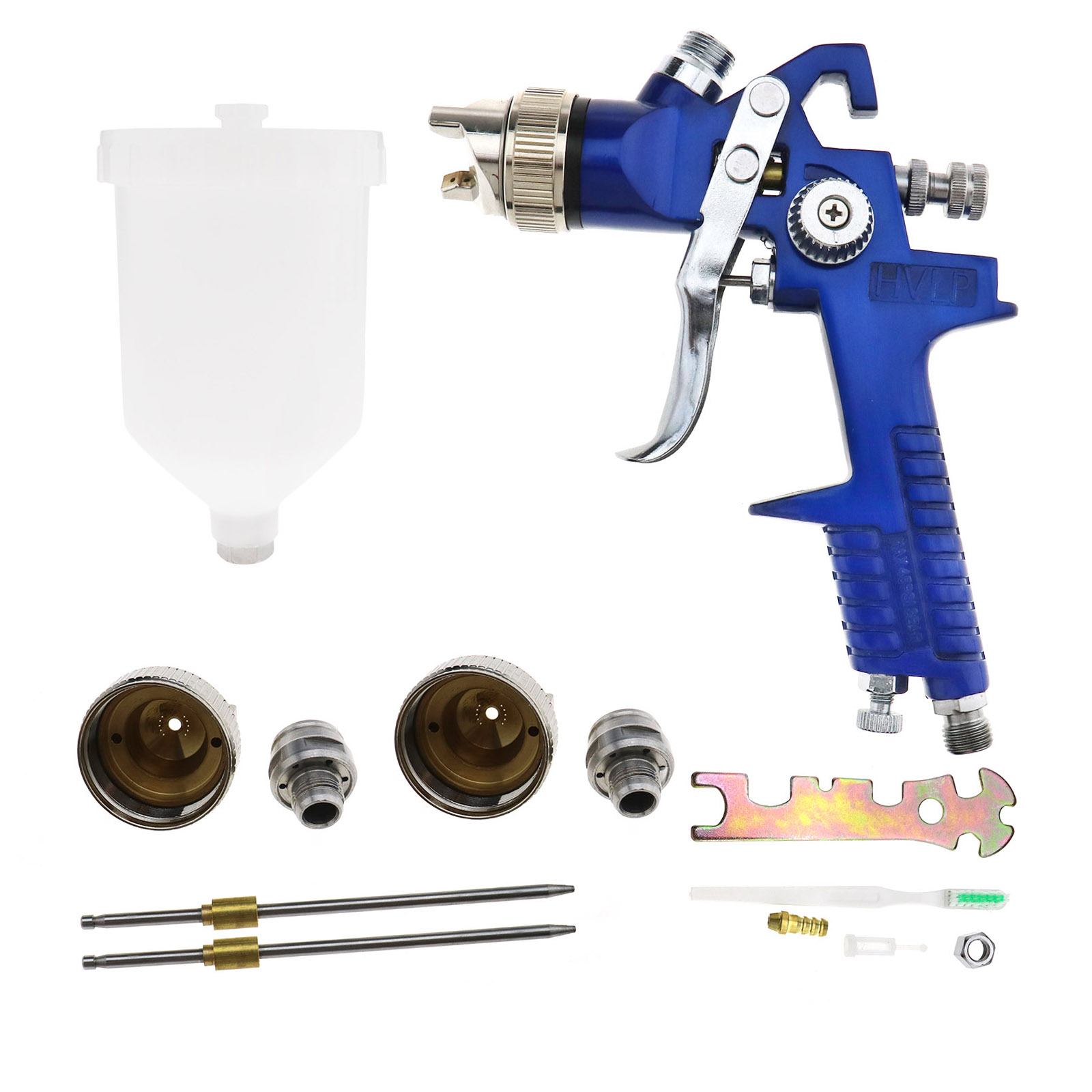 Adjustment Wrench HVLP H 827 Paint Spray Gun Kit 1.4mm 1.7mm 2mm Nozzle