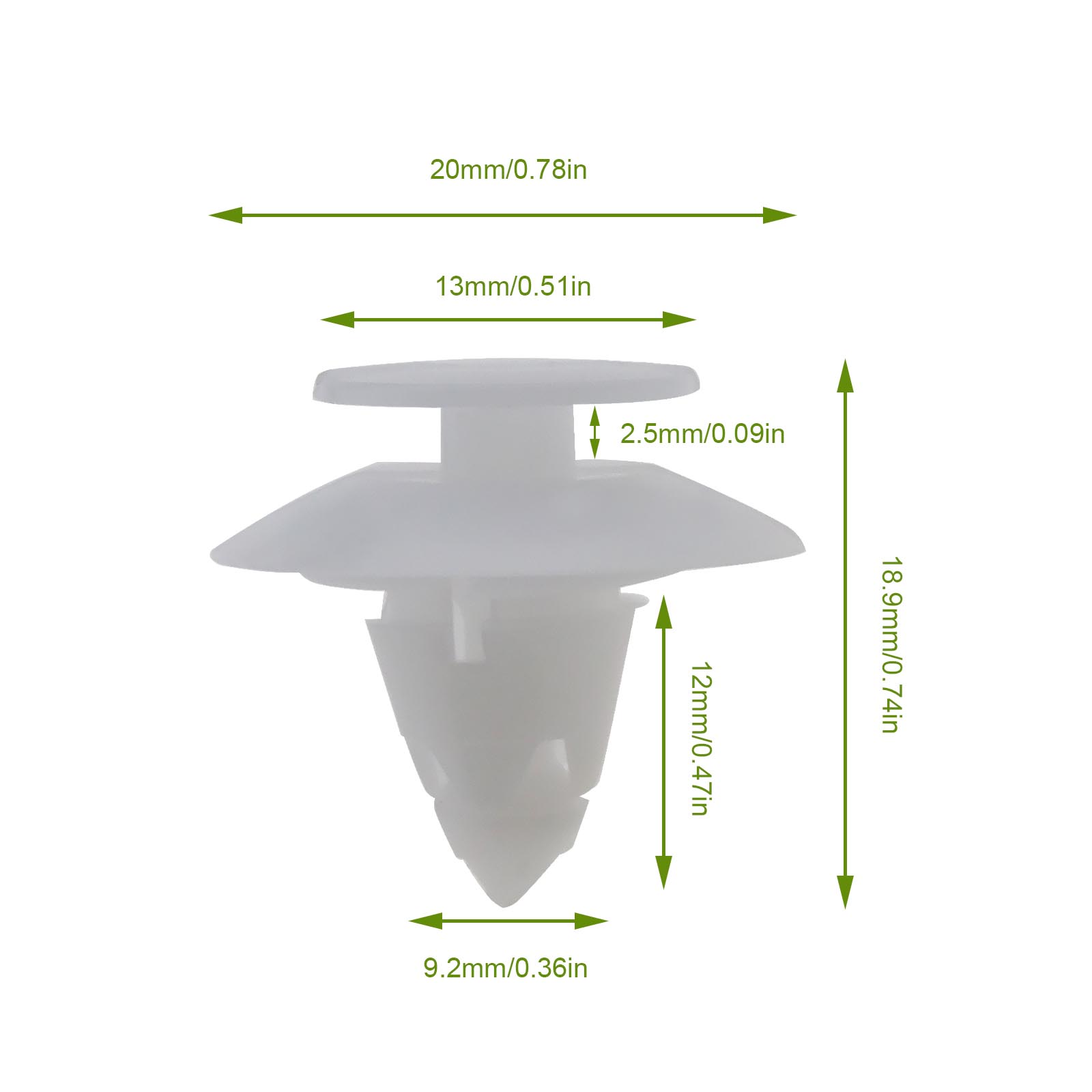 1038008 Ford Ka Bumper Clips Fixings Fastener Plastic Trim Clips Front